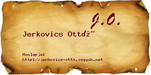 Jerkovics Ottó névjegykártya